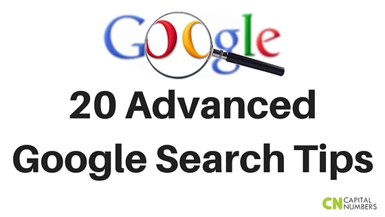 20 Advanced Google Search Tips (part 1)