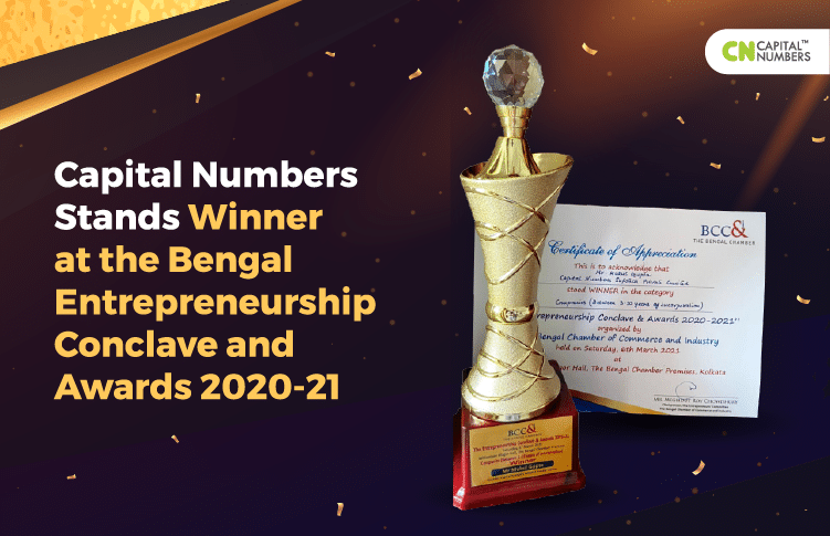 Capital Numbers Stands Winner at the Bengal Entrepreneurship Conclave and Awards 2020-21
