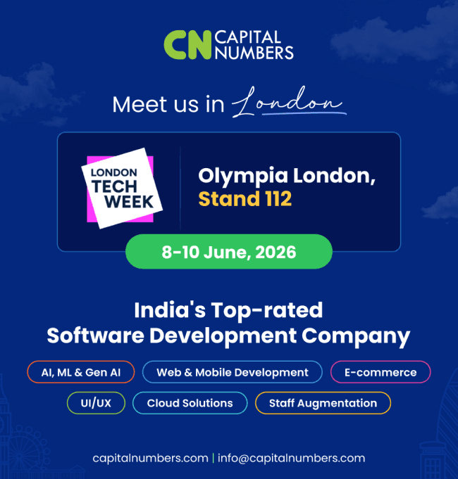 Capital Numbers at London Tech Week 2026: Tech Solutions for Scaling Businesses