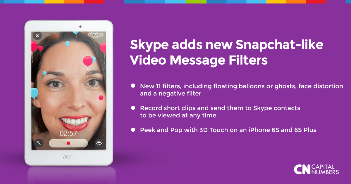New Snapchat Like Features Added to Skype