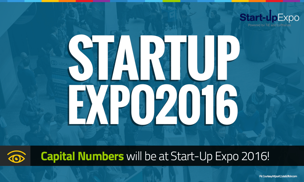 Capital Numbers will be at Start-Up Expo 2016!