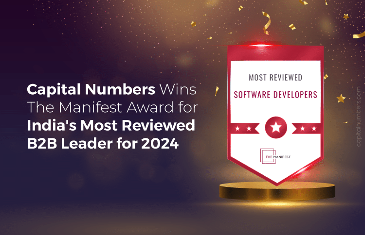 Capital Numbers Wins The Manifest Award 2024