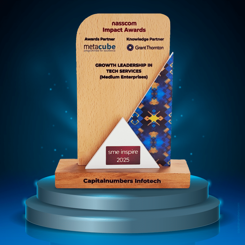 Capital Numbers Won NASSCOM Growth Leadership Award