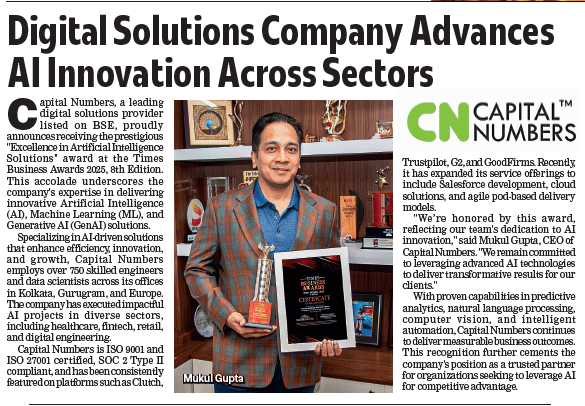 CN featured in the Times of India