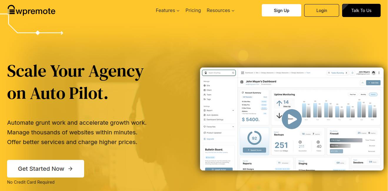 WP Remote for managing WordPress Multisites