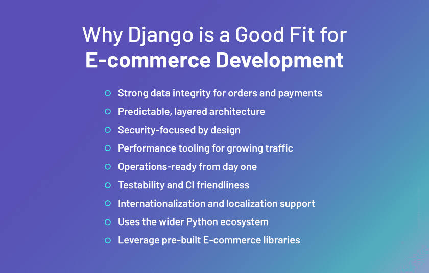 Reasons to choose Django for Ecommerce