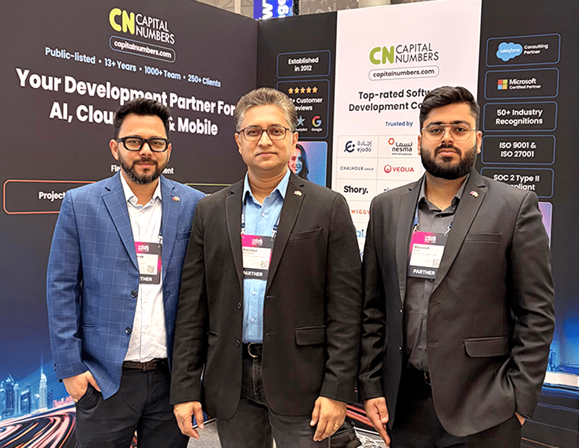 Capital Numbers team at Web Summit Qatar 2026