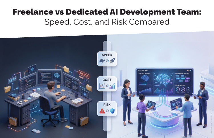 Freelance vs Dedicated AI Development Team