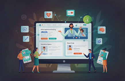 Building a feature-rich website for a super-specialty hospital