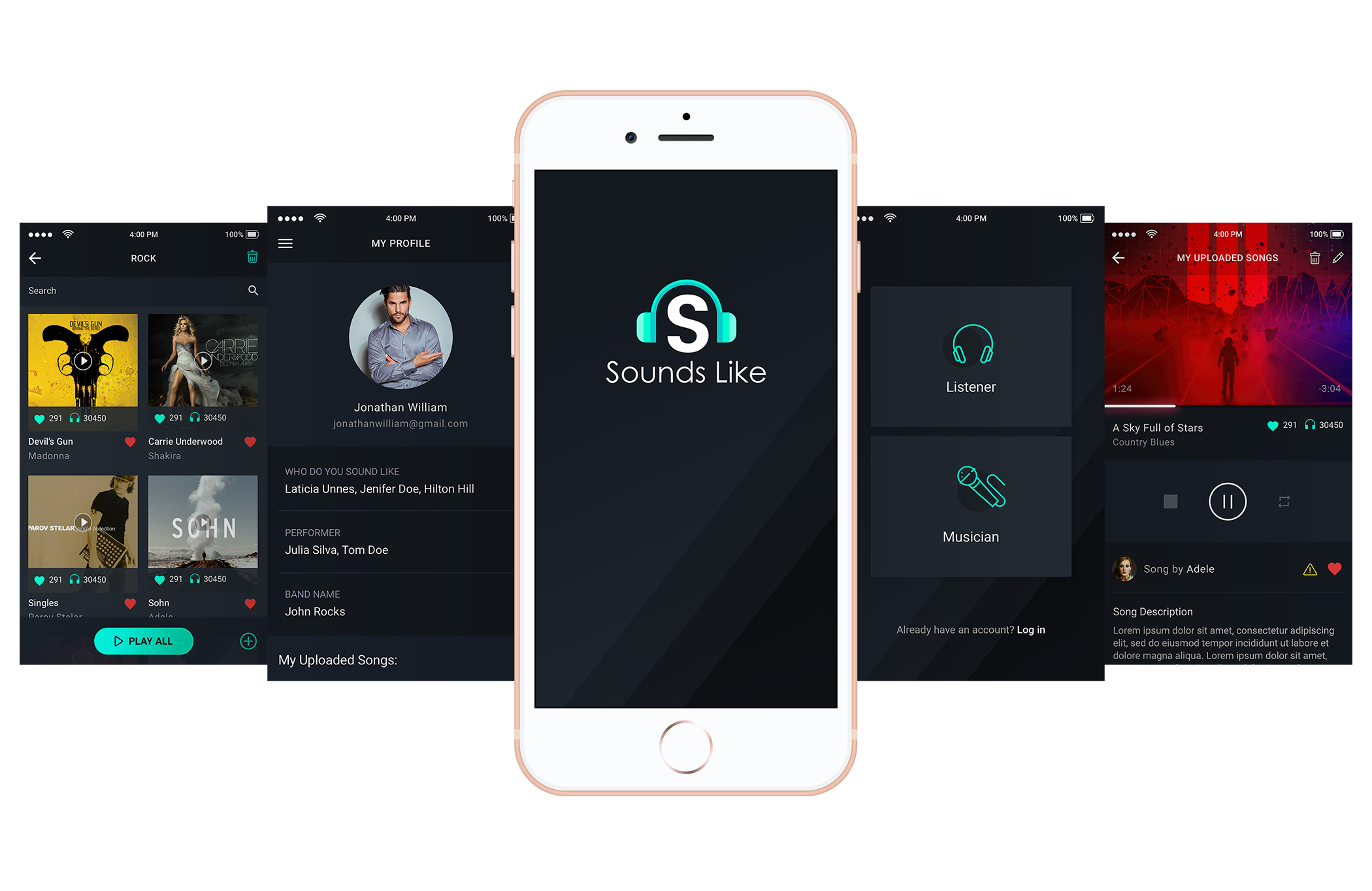 Music Streaming App Development like Spotify