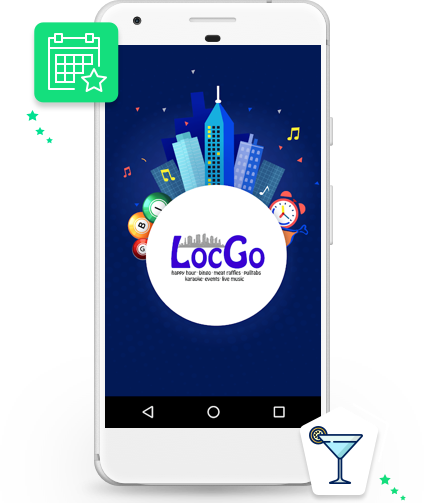 LocGo splash screen layout