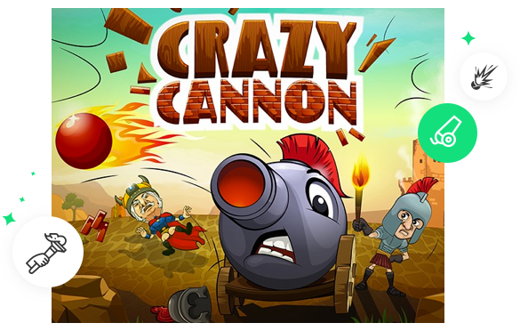 Crazy Cannon gaming app image