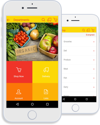 Marketplace app layout image