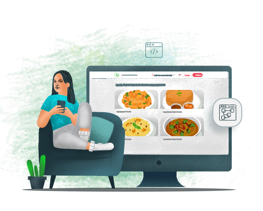 UI/UX Development of Home-style Food Delivery App