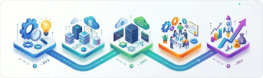 Enterprise AI getting started process flow