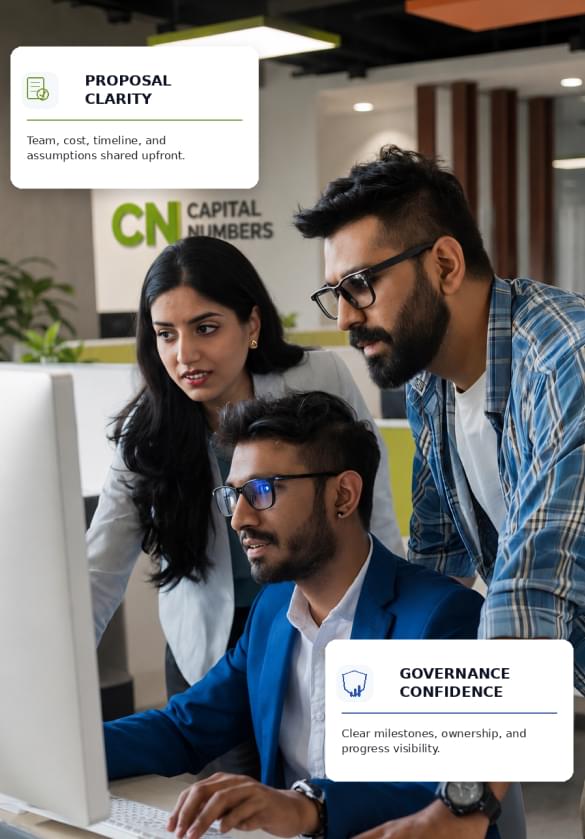 Capital Numbers delivery team